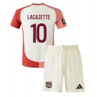 Olympique Lyonnais Alexandre Lacazette #10 Tredjeställ Barn 2024-25 Korta ärmar (+ Korta byxor)